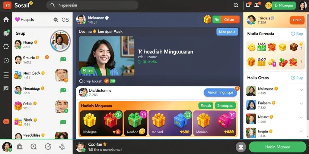 nagawin - Screenshot menampilkan karakter utama dalam aksi.